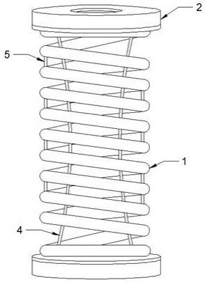 一种抗压抗变形的弹簧的制作方法