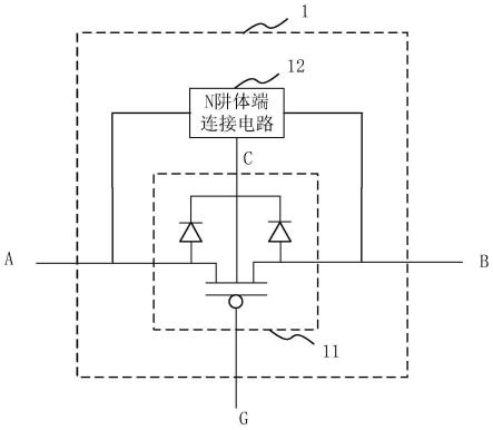 PMOS开关电路、芯片及电子设备的制作方法