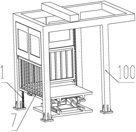 一种高位码垛机用安全防护围栏的制作方法