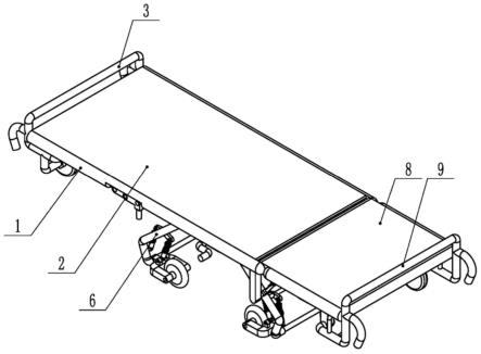 一种重症监护室用辅助抬运设备的制作方法