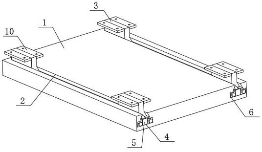 台车面板梯形槽的制作方法