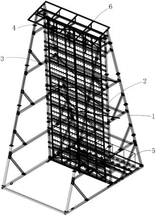 一种三角结构攀岩墙的制作方法