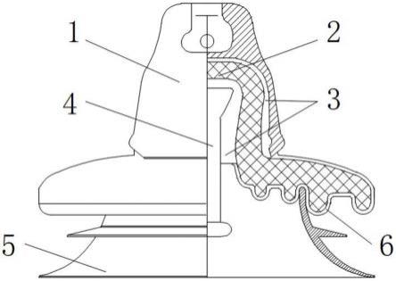 一种伞裙式复合绝缘子的制作方法