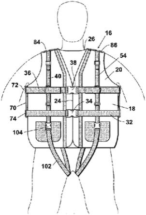 带织带的提升背心以减少或消除垂直滑动的制作方法