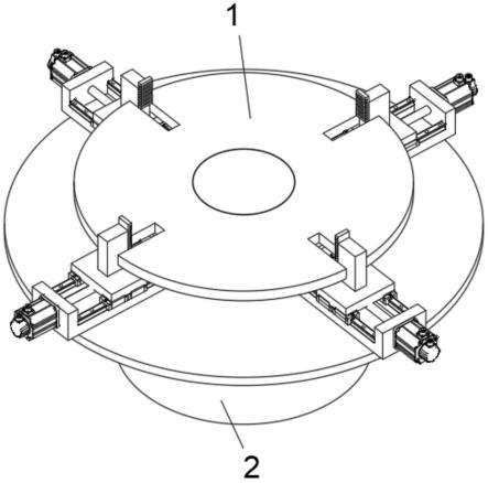 一种转盘螺丝机的转盘用物料卡紧承托机构的制作方法