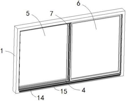 一种自封闭型滑开窗渗漏水结构的制作方法