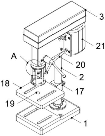 一种工业台钻的制作方法