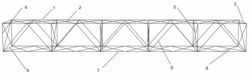 一种上承式钢桁架桥的缆索式防塌装置