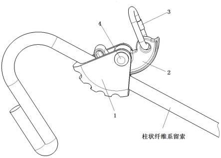 一种适用于超轻型系留索的具有粗调功能的固紧机构的制作方法