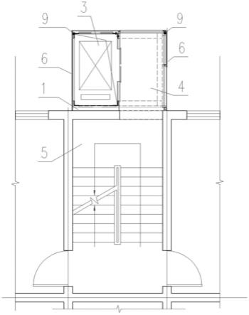 一种极小空间独立承重框架装配式保温装饰一体加梯系统的制作方法