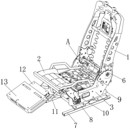 一种汽车零重力座椅结构的制作方法