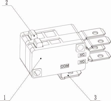 一种防尘双极通断微动开关的制作方法