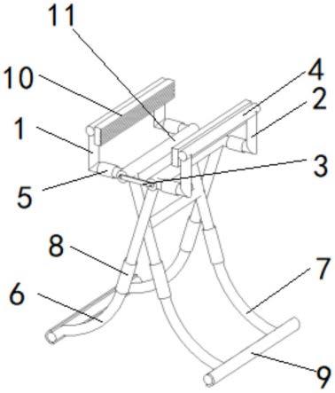 一种通用型可调节简易摇表支架的制作方法