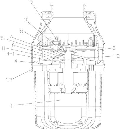 高效防水式厨房垃圾处理器电机的制作方法