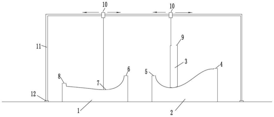 一种风电叶片合模间隙扫描测量装置及测量方法与流程