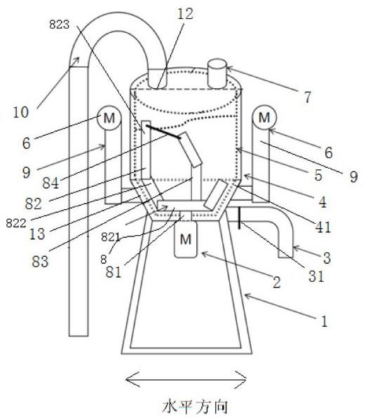 塑料颗粒冷却均化装置的制作方法