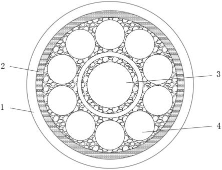 一种多丝线接触结构预应力混凝土用钢绞线的制作方法