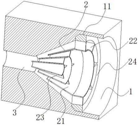 一种氢燃料电池引射器扩散室的制作方法