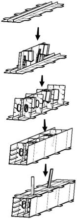 一种四边形折线主纵梁制作方法与流程