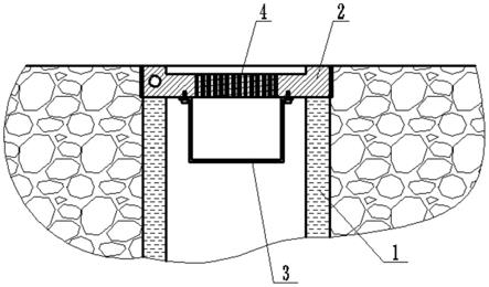 一种路面易清淤下水井结构的制作方法