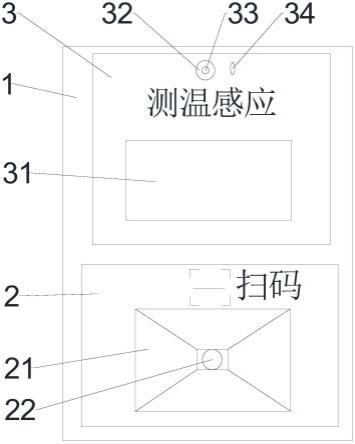 一种健康码测温盒子的制作方法