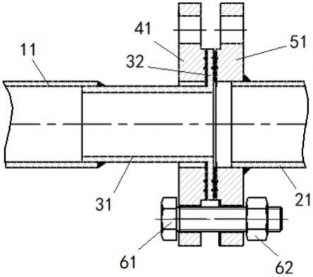 一种换热器铜管与外接钢管的连接结构的制作方法