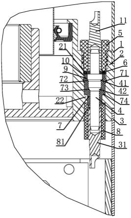一种深井泵电机总成的密封结构的制作方法