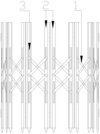 一种尺寸可调的树池建造模具的制作方法