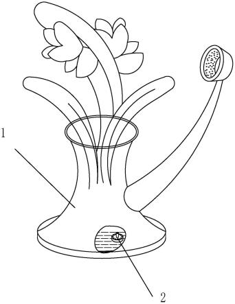 一种可雾化熏香的陶瓷花插的制作方法