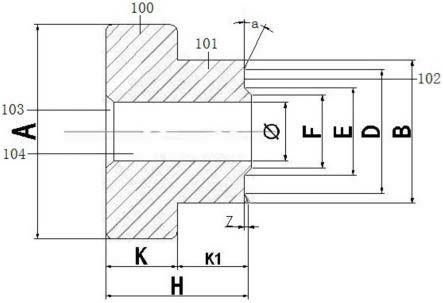 应用于六角螺栓制作的200T冲床机械手下模具的制作方法