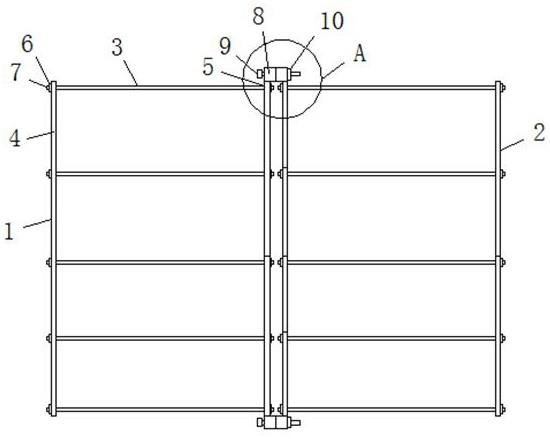 一种多排多跨式柔性光伏支架的制作方法