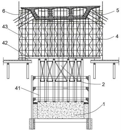 一种连续梁0号块斜交正做体系及其施工方法与流程