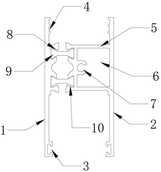 一种断桥门窗光企型材的制作方法