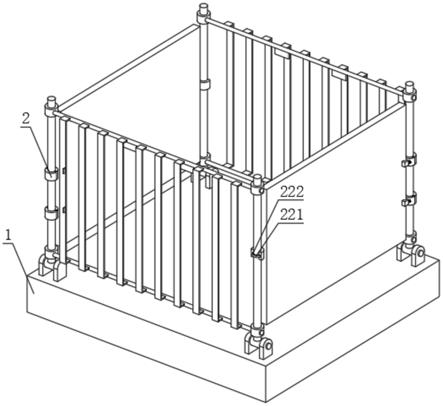 具有翻转折叠结构的高空作业护栏的制作方法