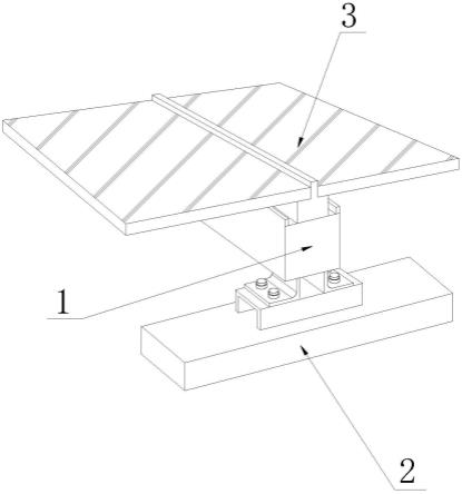 一种BIPV建筑幕墙固定结构的制作方法