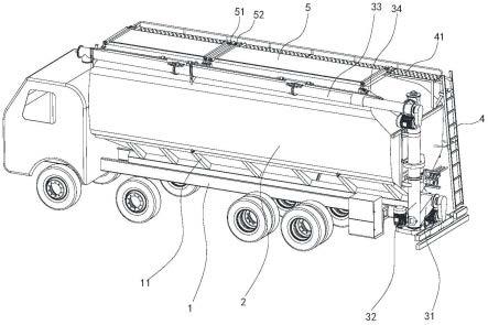 一种散装饲料运输车的制作方法