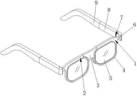 磁吸模块化眼镜架的制作方法