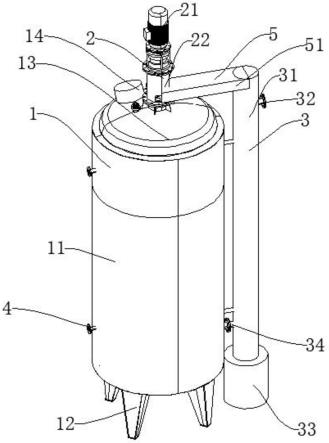 一种泡沫灭火剂用水解装置的制作方法