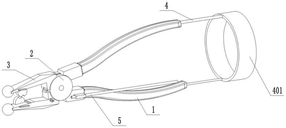 狭小空间用的克氏针尾部折弯钳的制作方法
