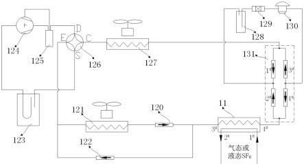 一种用于SF6现场回收回充的冷热源供给装置的制作方法