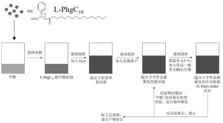 超分子手性催化剂、其制备方法及其催化D-A反应的应用