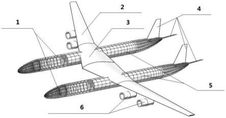 一种低温燃料双体后掠翼飞机总体气动布局的制作方法