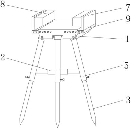 一种用于RTK测量仪的支架的制作方法