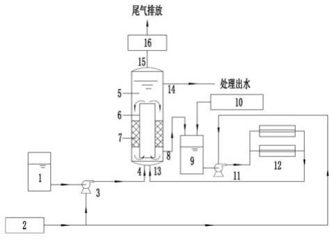 一种高盐废水难降解有机物深度去除装置和方法与流程