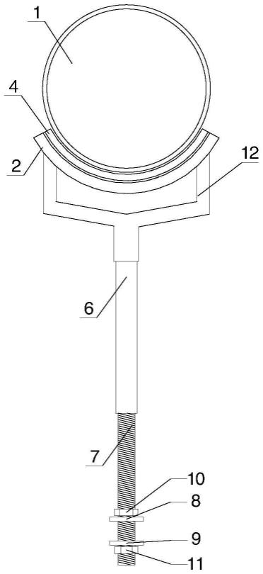 一种伸缩式电接点压力表支撑结构的制作方法