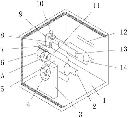 一种防褶皱的纺织设备定型机的加热机构的制作方法