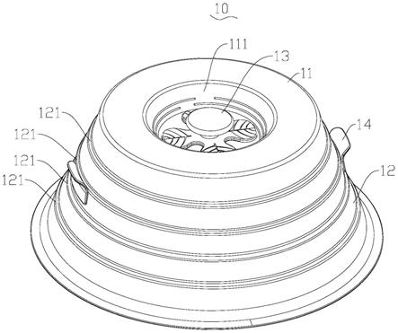 微波炉加热器具及其可折叠微波炉加热盖的制作方法