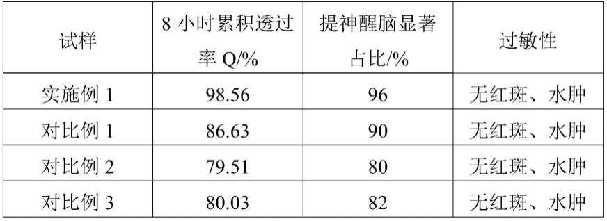 一种中药组合物、包含该组合物的无过敏性透皮贴剂及其制备方法与流程