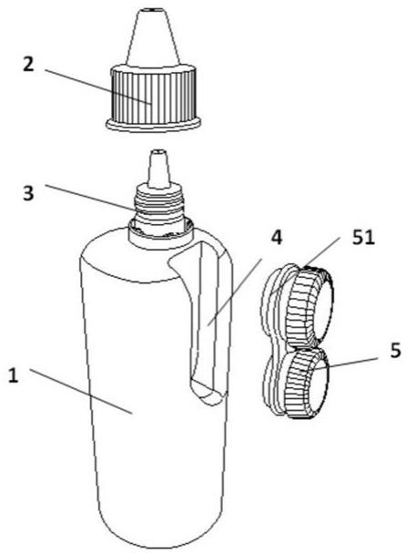 一种隐形眼镜护理液瓶的制作方法