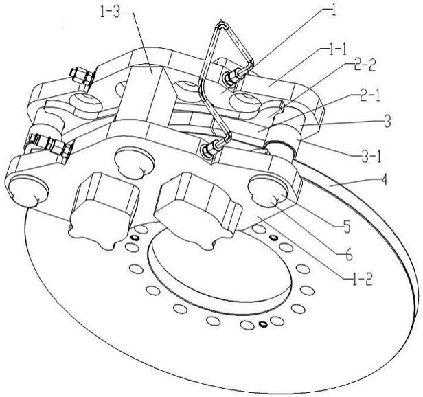 一种制动器摩擦片磨损指示器结构及矿用自卸车的制作方法